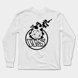 WS Logo Black Long Sleeve T-Shirt